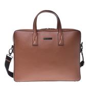 Professional bag in tumbled leather