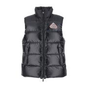 Svart Blank Vest for Menn