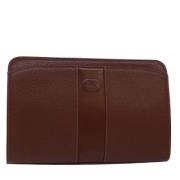 Pre-owned Leather clutches