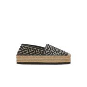 Alex espadrillos med jacquard monogram