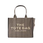 Multicolore Beige Tote Bag