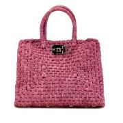 Pre-owned Raffia totes