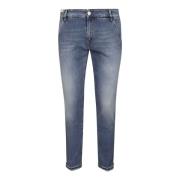 Indie Slim Fit Jeans i Bomullsblanding