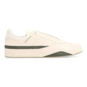 Suede Low-Top Sneakers med Lærinnlegg