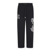 Svart Dragon Sweatpants Multifarge