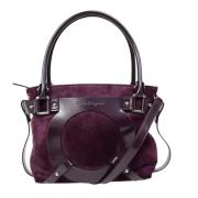 Pre-owned Suede handbags