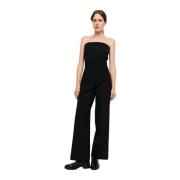 Strukturert Zelia Jumpsuit i Svart