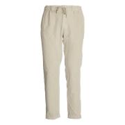 Beige Corduroy Jogger Bukser