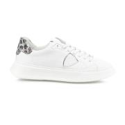 Hvite Skinn Sneakers Ss23