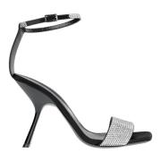 Sølv Strass Sandal