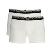 Bomull Boxershorts, Elastisk Midje, Logo Print