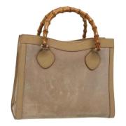 Pre-owned Suede handbags