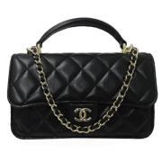 Pre-owned Leather chanel-bags