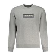 Logo Print Bomull Crew Neck Sweatshirt