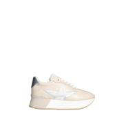 Beige Sneakers Elegant Stil