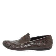 Pre-owned Leather flats