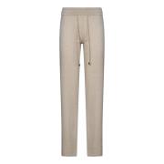 Beige Cashmere Joggers Hev Garderobe