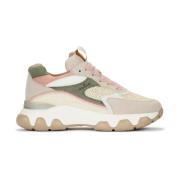 Hyperactive Mid Cut Grønn Beige Rosa Sneaker