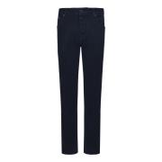 Blå Slim Fit Jeans Aw24