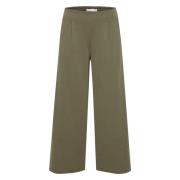 Grønne Culottes Slip-On Bukser Høst/Vinter