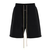 Sporty Jersey Bermuda Shorts for Menn