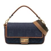 Pre-owned Denim fendi-bags