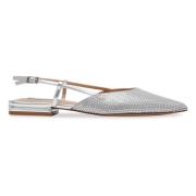 Rhinestone Slingback Flats