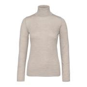 Merino Polo Sweater Sand