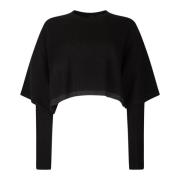 Cashmere Mix Sweater med Ermer