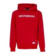 Brodert Hettegenser Rød Herre Sweatshirt