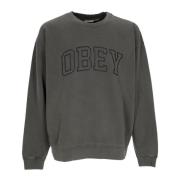 Lett Crew Neck Sweatshirt Pigment Svart