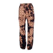 Monogram Svart Sweatpants Stilig Komfort