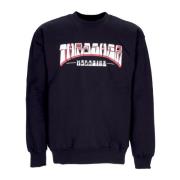 Signatur Crewneck Sweatshirt Svart/Hvit/Rød