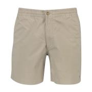 Klassiske Beige Shorts Bomullsblanding