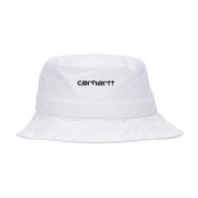 Script Bucket Hat Hvit/Svart