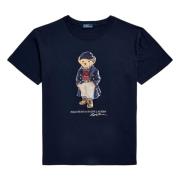 Marineblå Polo Bear Logo Tee