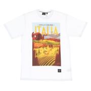 Italia Toscana Tee Hvit Kortermet