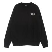 Klassisk Crew Neck Sweatshirt Svart