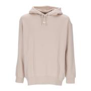 Essensiell Fleece Hoodie Sanddrift/Hvit