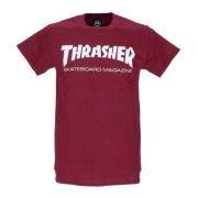 Skatemag Tee Herre T-skjorte Maroon/Hvit