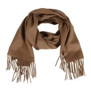 Brodert Beige Skjerf