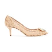 Charmant Blonde Krystallblomst Pumps