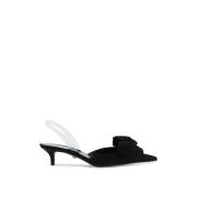 Satin Slingback med Medusa-detalj