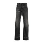 Stein Jeans Rett Svart Bomull Casual