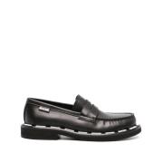 Sort Elegant Lukkede Loafers