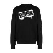 Graffiti R Logo Svart Sweatshirt