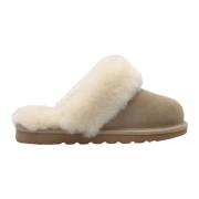 Fluffy Sheepskin Slip-in Tøfler