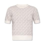 Monogram Krem Beige T-skjorte