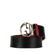 Pre-owned Leather belts