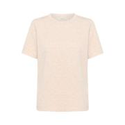 Beige Melange T-Shirt - VincentIW Karmen